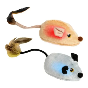 Automatic SensingMouse Moving Cat Toys Electronic Squeaky Mice Moving CatMouse Toy For Kitten Indoor/Outdoor Pet Cat Exercise 2