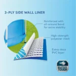 Blue Round Metal Frame Swimming Pool 4 | PricZone