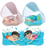 Baby Inflatable Swimming Ring with Sunshade 3 | PricZone