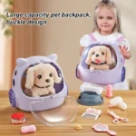 Plush Walking Puppy Toy with Pet Backpack 4 | PricZone