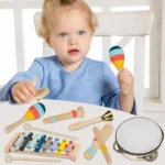 Wooden Percussion Music Set for Toddlers 2 | PricZone