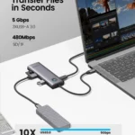 ORICO USB C Docking Station with HDMI and RJ45 4 | PricZone