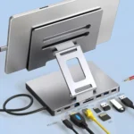 Aluminum USB C Docking Hub with Laptop Stand 1 | PricZone