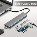 6in1 USBC Laptop Dock with 4K and PD Charging 1 | PricZone 6 in 1 USB C Laptop Dock with 4K and PD Charging 1 | PricZone