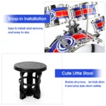 Mini Jazz Drum Set with Stool for Kids 2 | PricZone