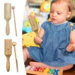 Wooden Crow Sound Percussion Toy for Kids 6 | PricZone