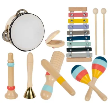 Wooden Percussion Music Set for Toddlers 1 | PricZone