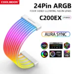 COOLMOON RGB Light Strip Bar PC Extension Kit 2 | PricZone