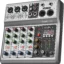 Aveek 5-Channel USB Bluetooth Audio Mixer Console