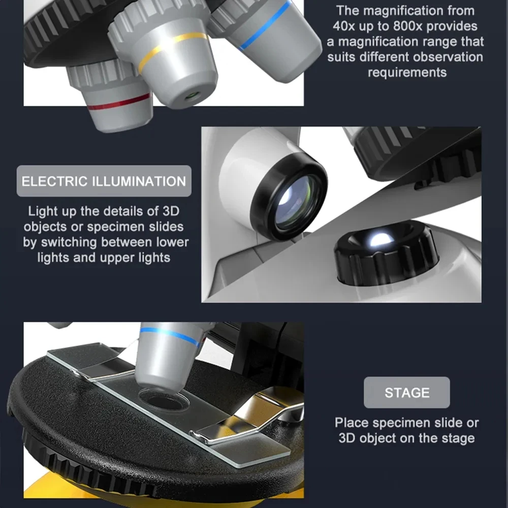 Kids Science Lab Microscope Experiment Kit 3 | PricZone Kids Science Lab Microscope Experiment Kit 3 | PricZone