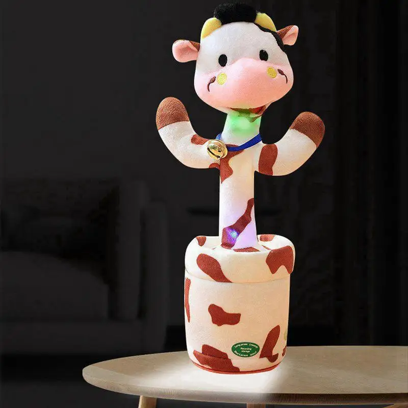 Electric Dancing Talking Stuffed Animals Doll Funny Rabbit Cow Donkey Interactive Plush Toys Party Activities for Kids Adults 6 | PricZone Electric Dancing Talking Stuffed Animals Doll Funny Rabbit Cow Donkey Interactive Plush Toys Party Activities for Kids Adults 6 | PricZone