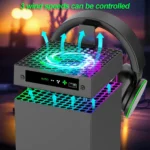 Xbox Series X RGB Cooling Fan with Headset Holder 4 | PricZone