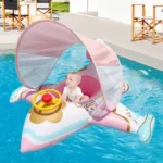 Baby Airplane Pool Float with Sunshade Lounger 5 | PricZone