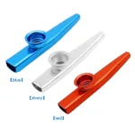 Silver Metal Kazoo Woodwind Flute for Beginners 3 | PricZone