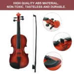 Mini Acoustic Violin Toy for Kids Practice Play 5 | PricZone