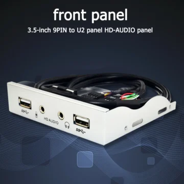 Durable 9 Pin to 4 Port USB Audio Front Panel Hub 2 | PricZone