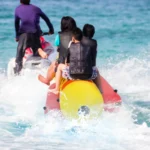 3 Person Inflatable Banana Boat with Air Pump 4 | PricZone