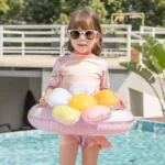 Inflatable Flower Baby Swim Ring with Handle 1 | PricZone