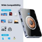 USB C Hub 8 in 1 w Wireless Charger Dock 4 | PricZone