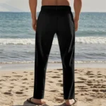 Mens Lightweight Linen Beach Pants with Pockets 4 | PricZone