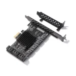 PCI E 10 Port SATA 30 Expansion Card Adapter 1 | PricZone
