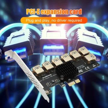 PCI E 1x 1 to 7 Riser Card Adapter PCI Express USB 30 Converter for BTC Mining 1 | PricZone