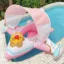 Baby Airplane Pool Float with Sunshade Lounger