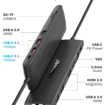 Lemorele 13 in 1 USB C Hub with Dual HDMI 2 | PricZone