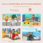 Magnetic Tile Set 56 PCS for Kids Learning Fun 5 | PricZone