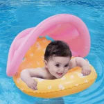 Baby Mermaid Swim Ring with Seat and Handles 4 | PricZone