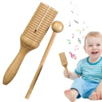 Wooden Crow Sound Percussion Toy for Kids 3 | PricZone