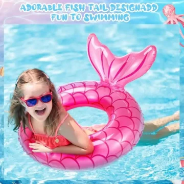 Mermaid Baby Pool Float Ring for Beach and Pool 1