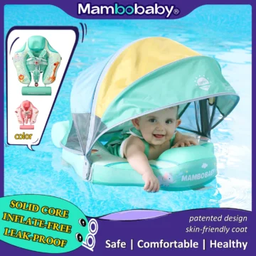Mambobaby Animal Baby Swim Trainer with Canopy 1 | PricZone