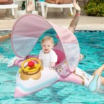Baby Airplane Pool Float with Sunshade Lounger 6 | PricZone