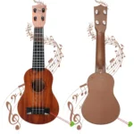 17in Kids Mini Ukulele Guitar Toy with Picks 4 | PricZone