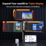 TobenONE Quad Monitor USB C Docking Station 4 | PricZone