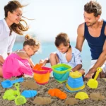 Silicone Beach Toy Set with Foldable Bucket 3 | PricZone