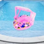 Dinosaur Baby Pool Float with Sunshade 3 | PricZone