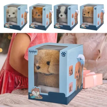 Realistic Plush Simulation Smart Dog Children Toy Can Walking And Call Electric Plush Robot Pet Dog Toddler Christmas Gift 0 3 1 | PricZone