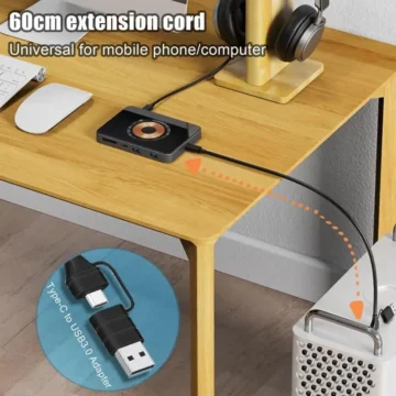 USB C Hub 8 in 1 w Wireless Charger Dock 1 | PricZone