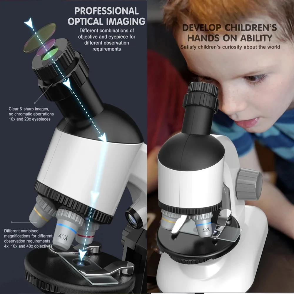 Kids Science Lab Microscope Experiment Kit 4 | PricZone Kids Science Lab Microscope Experiment Kit 4 | PricZone