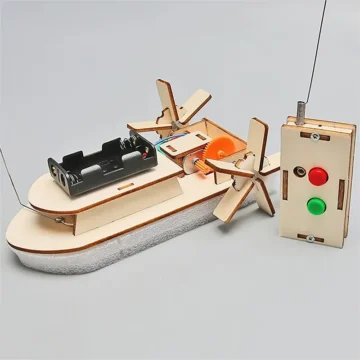 DIY STEM Electric Wooden Boat Kit for Kids 1 | PricZone