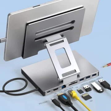 Type C Aluminum Dock with Bracket and HDMI 2 | PricZone