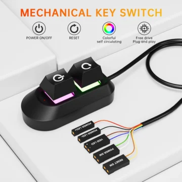2M Desktop PC Power Button External Switch 2