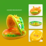 Baby Swim Float Boat with Sun Shade Animals 6 | PricZone