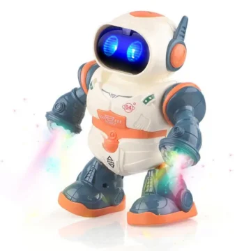 Robot Toys For Kids Music Toys For Kids Smart Robot For Desk Robot Birthday Gift Flash Display Dancing Music 360 Degree Body 1 | PricZone