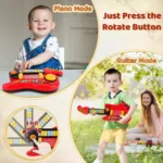 2 in 1 Electric Toy Guitar and Piano for Kids 3 | PricZone
