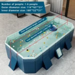 Foldable Large Family Outdoor Swimming Pool 2 | PricZone