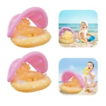 Baby Mermaid Swim Ring with Seat and Handles 3 | PricZone