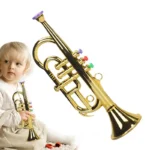 Kids Brass Trumpet Toy for Music Learning 1 | PricZone